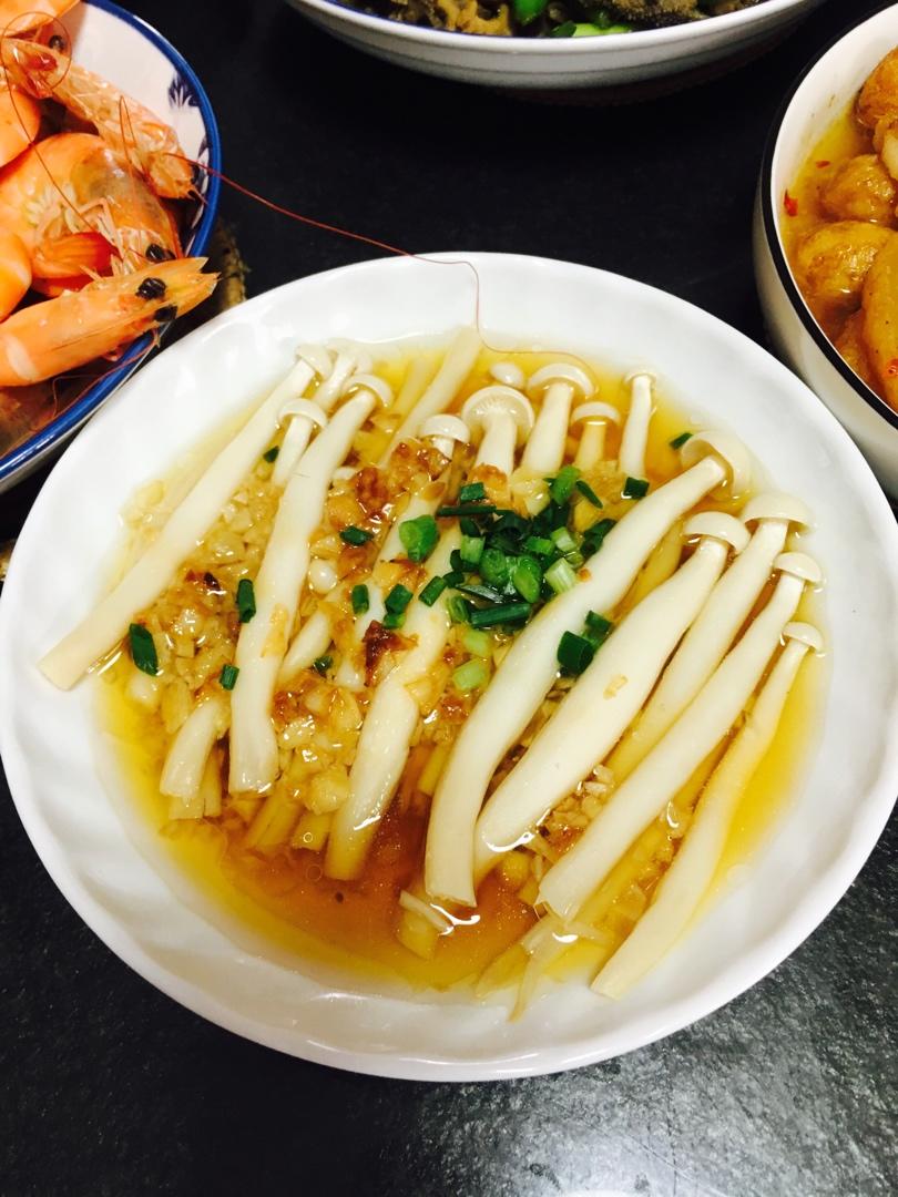 蒜蓉蒸金针菇