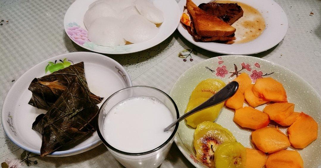 中学生的早餐