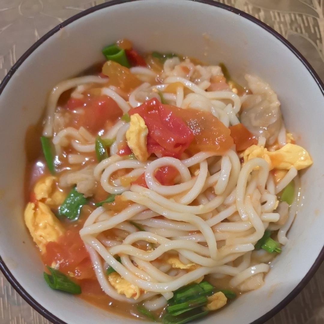 (外婆真传)西红柿打卤面