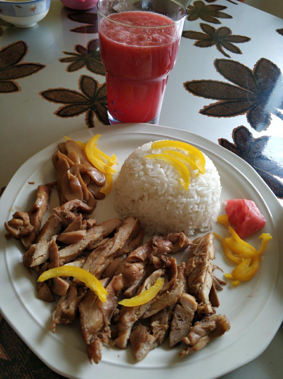 照烧鸡腿饭