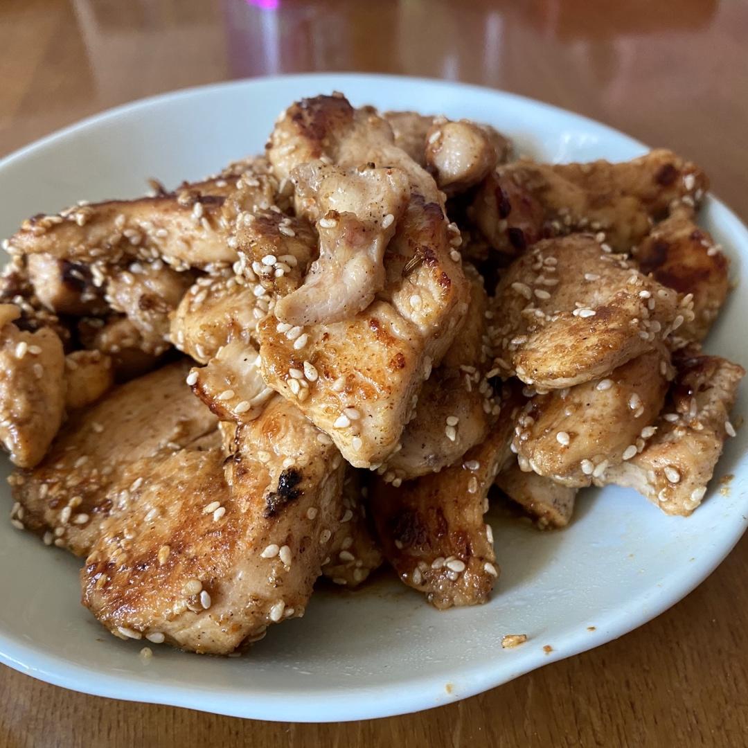 孜然鸡胸肉，低脂低卡好吃无压力。