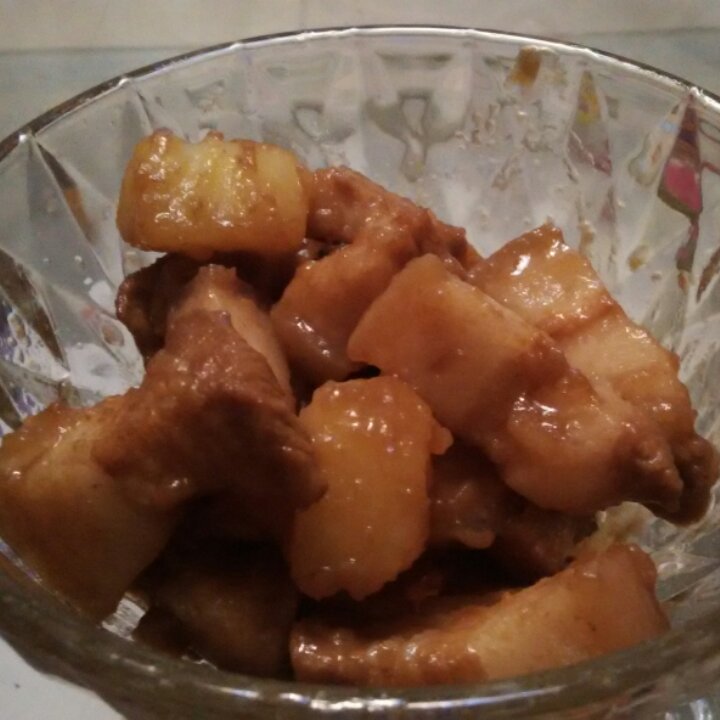 土豆红烧肉