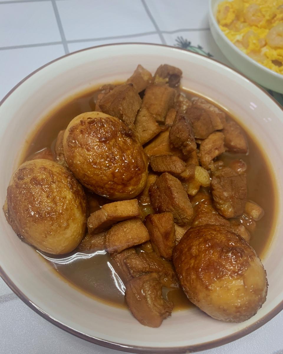 虎皮鸡蛋红烧肉