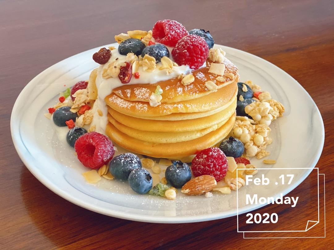 椰子油版原味松饼