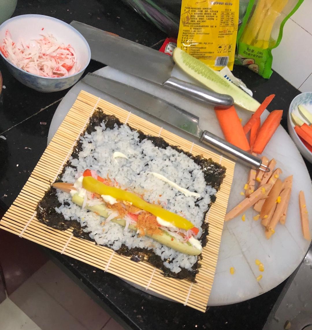 寿司卷
鳗鱼芝士饭团🍙+紫菜卷