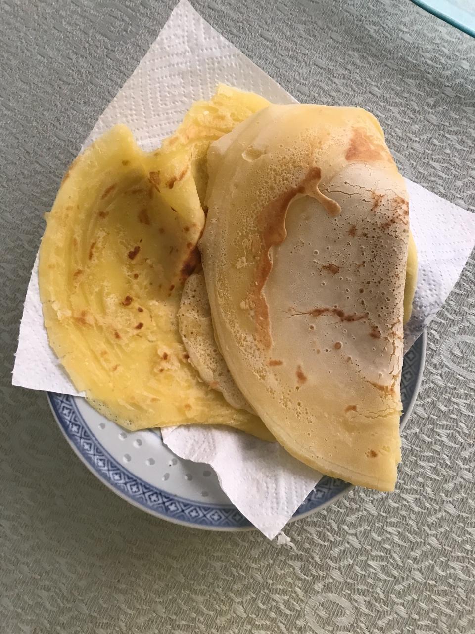 玉米面鸡蛋饼