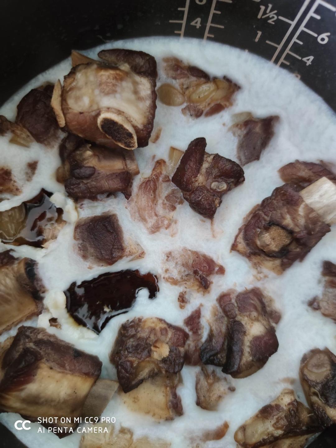 无油无水无盐炖排骨