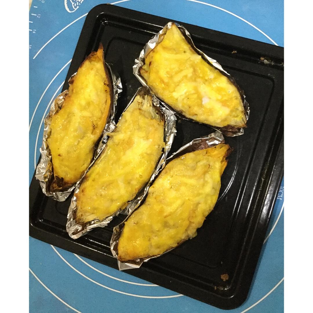 芝士奶油焗红薯