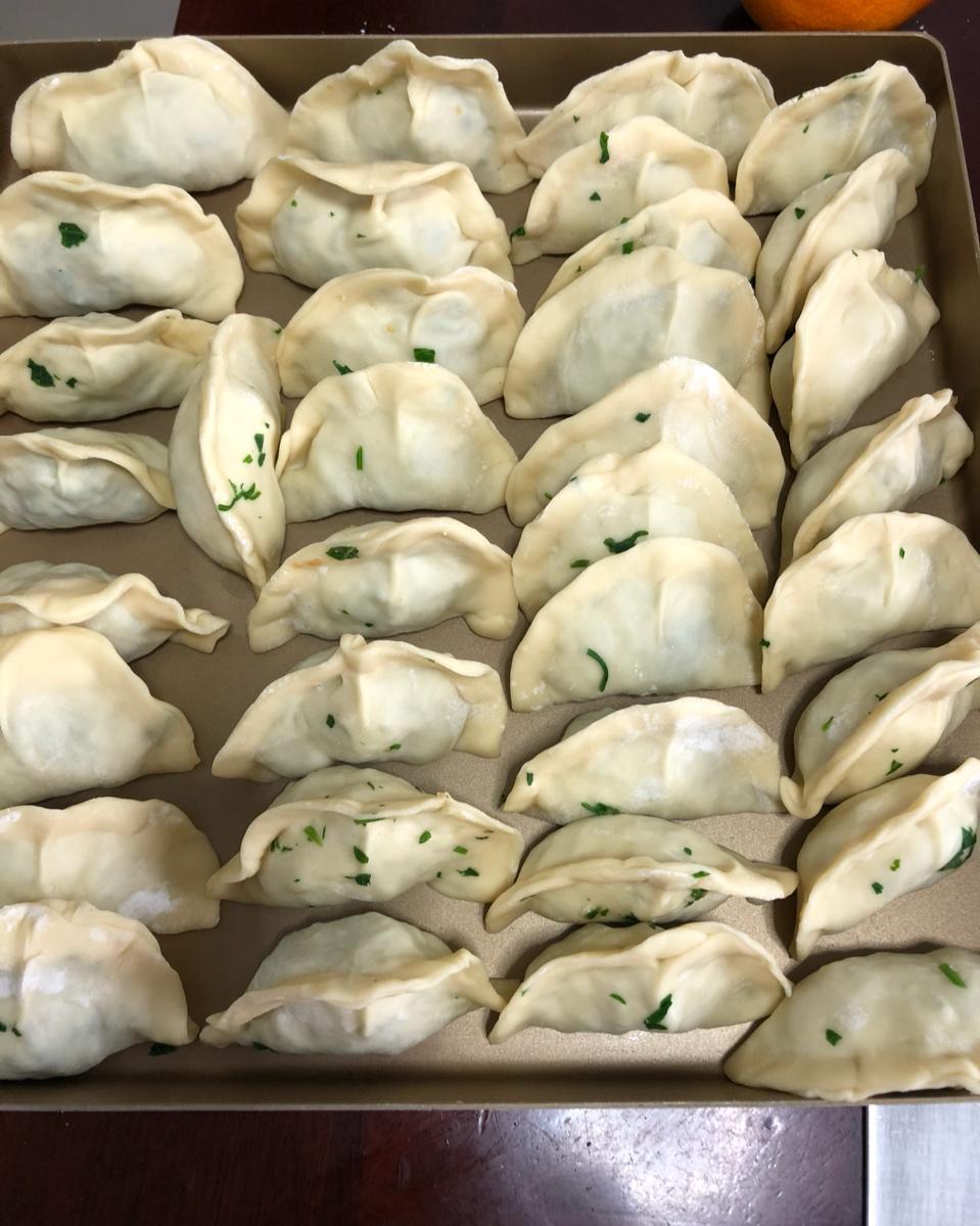 荠菜鲜肉饺子