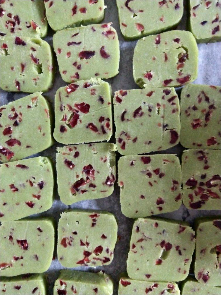 抹茶蔓越莓饼干