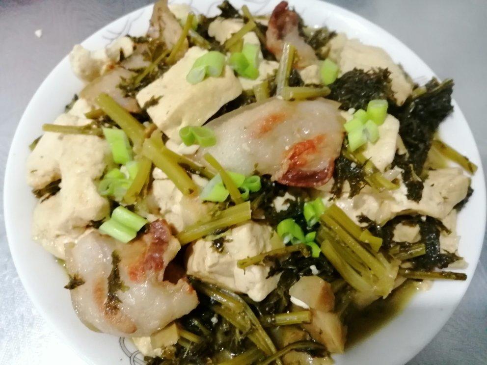 珠珠03k5做的芥菜樱炖豆腐