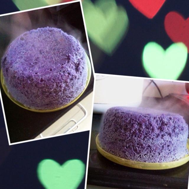 微波紫薯燕麦蛋糕（简单快手版）