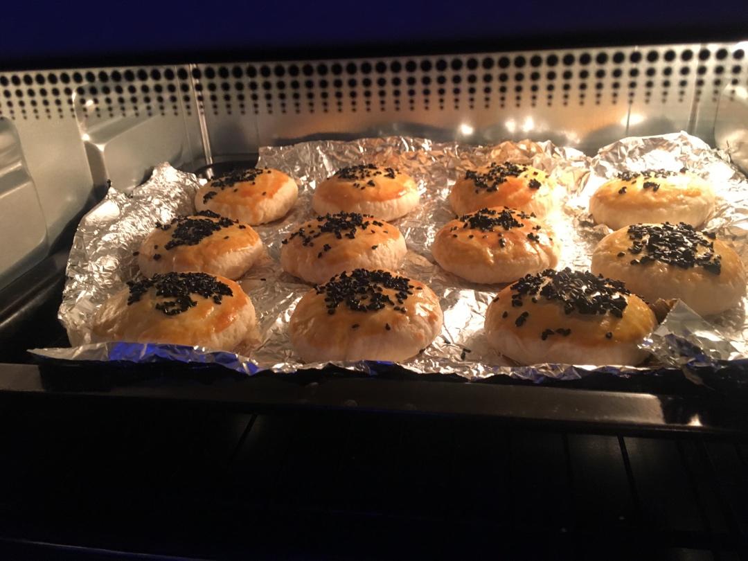 绿豆饼（玉米油版）不用烤箱也可以做绿豆饼哦