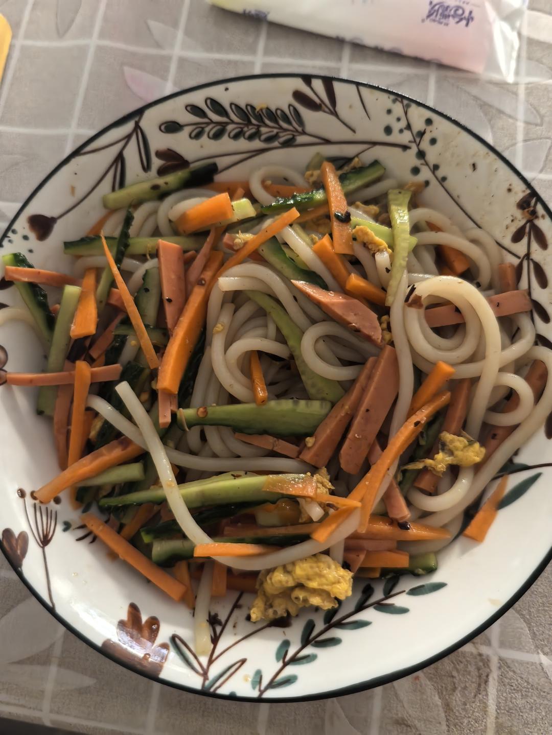 简易版凉拌粉丝