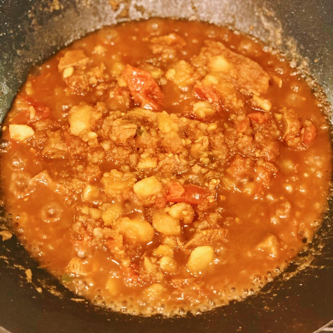 西红柿土豆炖牛肉