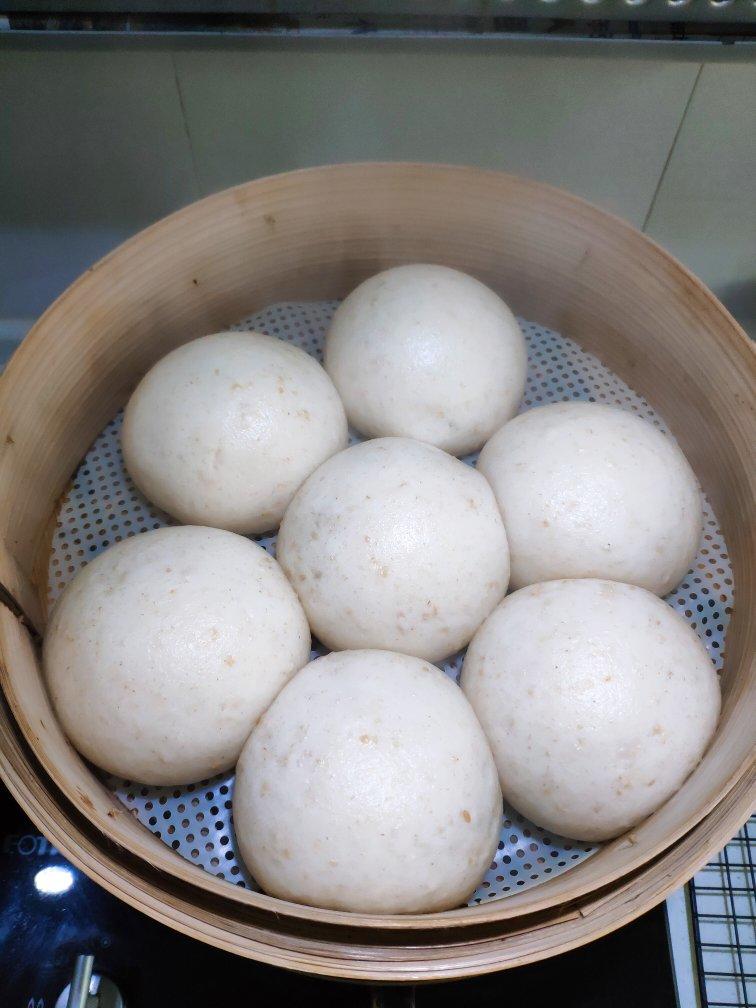 香skr人的黑芝麻馒头（一次发酵）