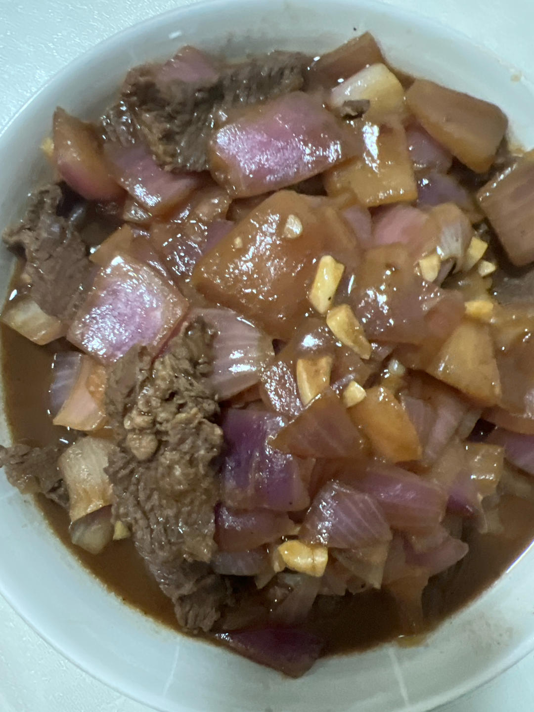 洋葱炒牛肉片
