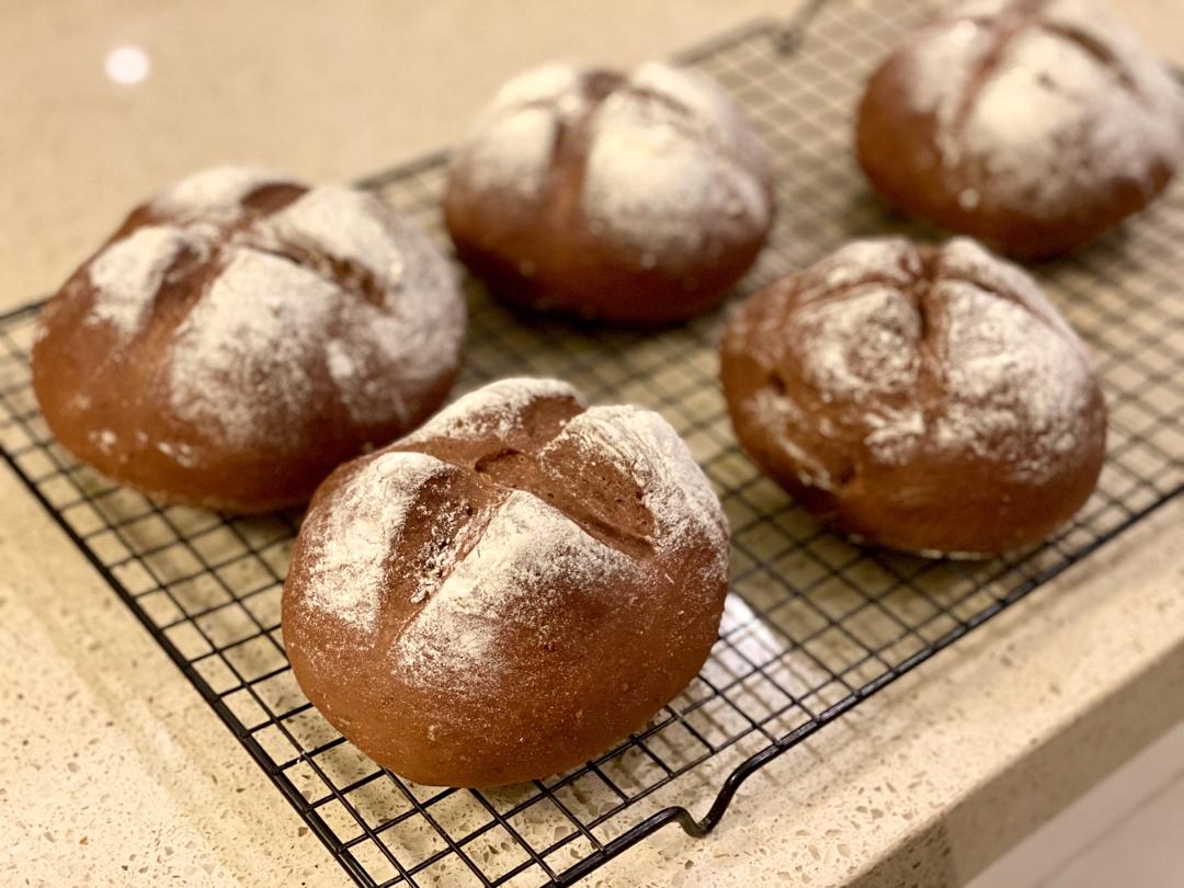 香蕉巧克力软欧