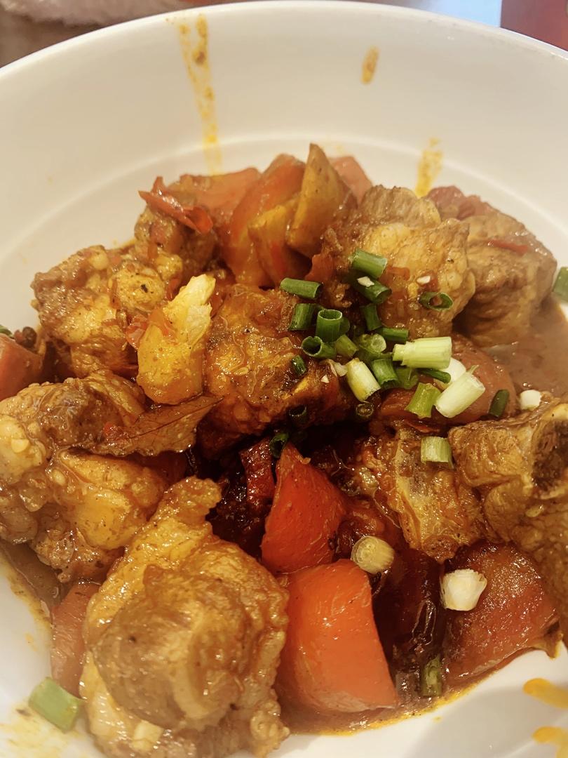 四川红萝卜烧排骨