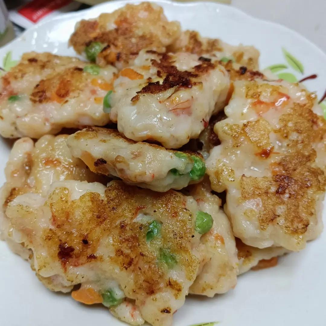 老少皆宜的虾饼，现在学晚上就能吃上！🍤