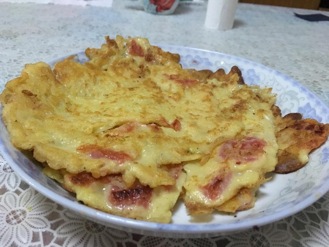 10分钟快手早餐~葱香蛋煎饼