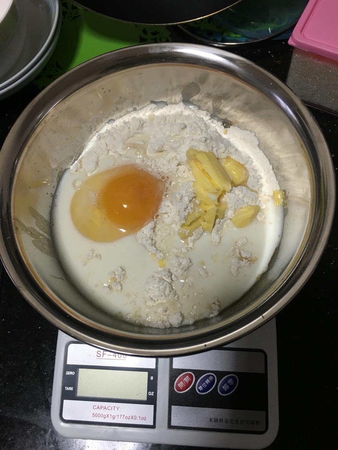 纯奶手撕吐司的做法 步骤1