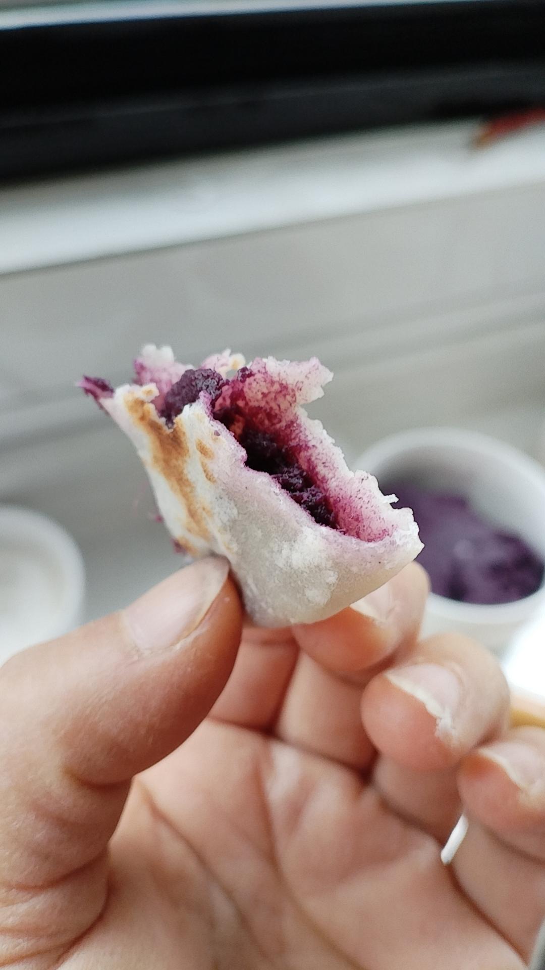 紫薯饼(无糖无油)