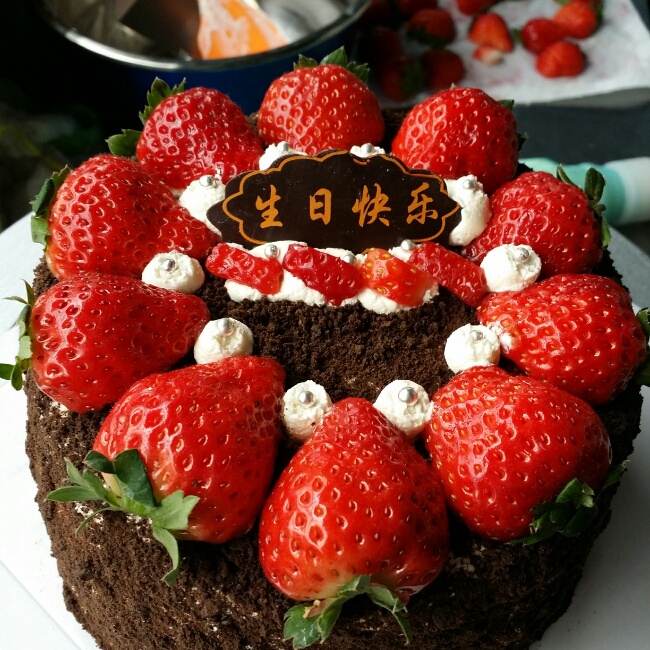 奥利奥水果奶油蛋糕