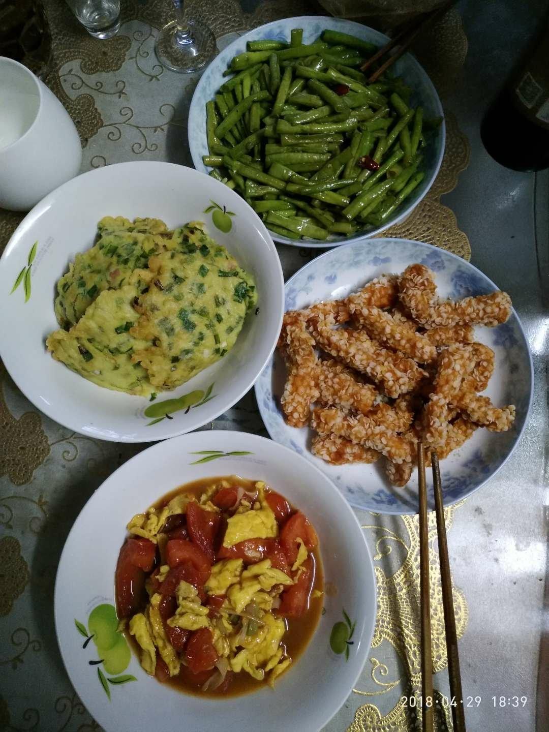 韭菜鸡蛋饼