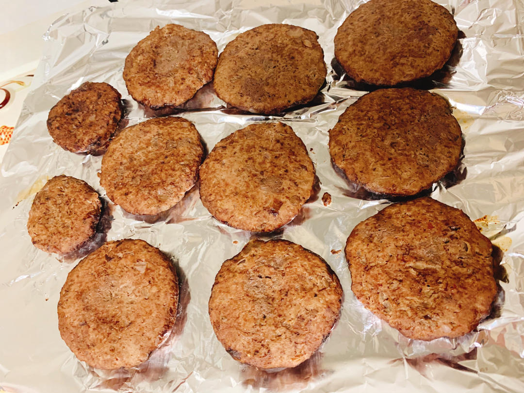 超详细汉堡牛肉饼｜附自制汉堡搭配#Healthymeals#减脂必撸16