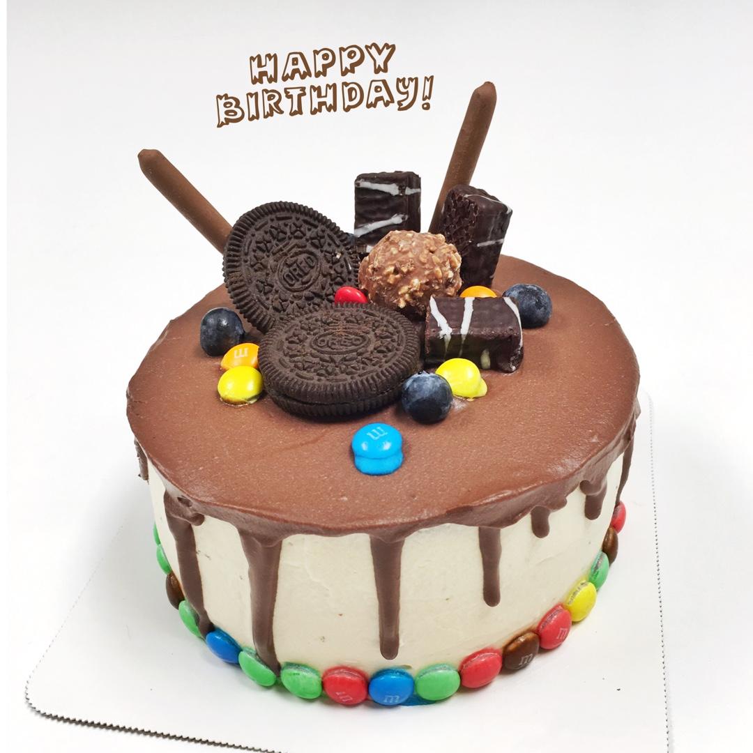 风靡欧美的滴落蛋糕~巧克力盛宴dripping cake