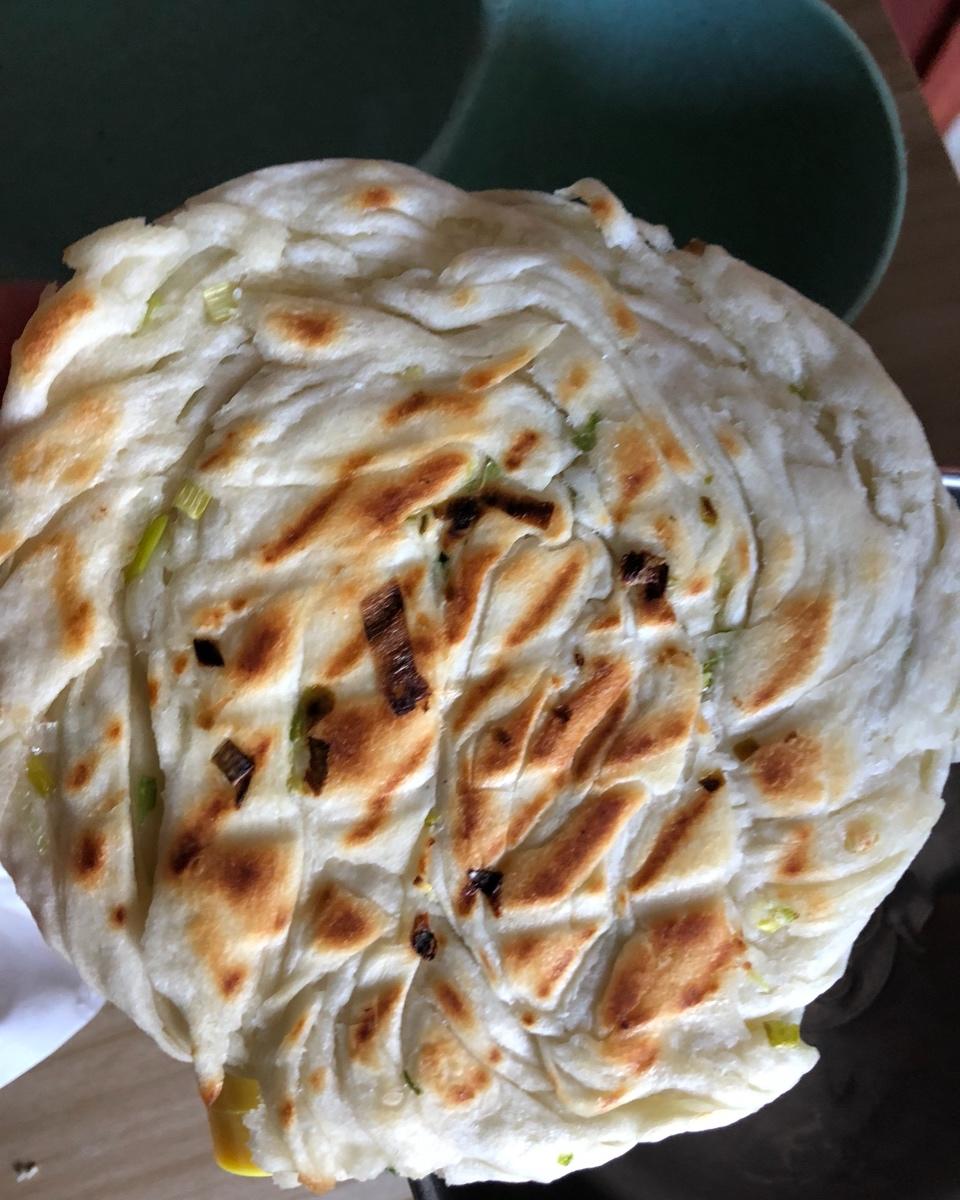 葱花手抓饼
