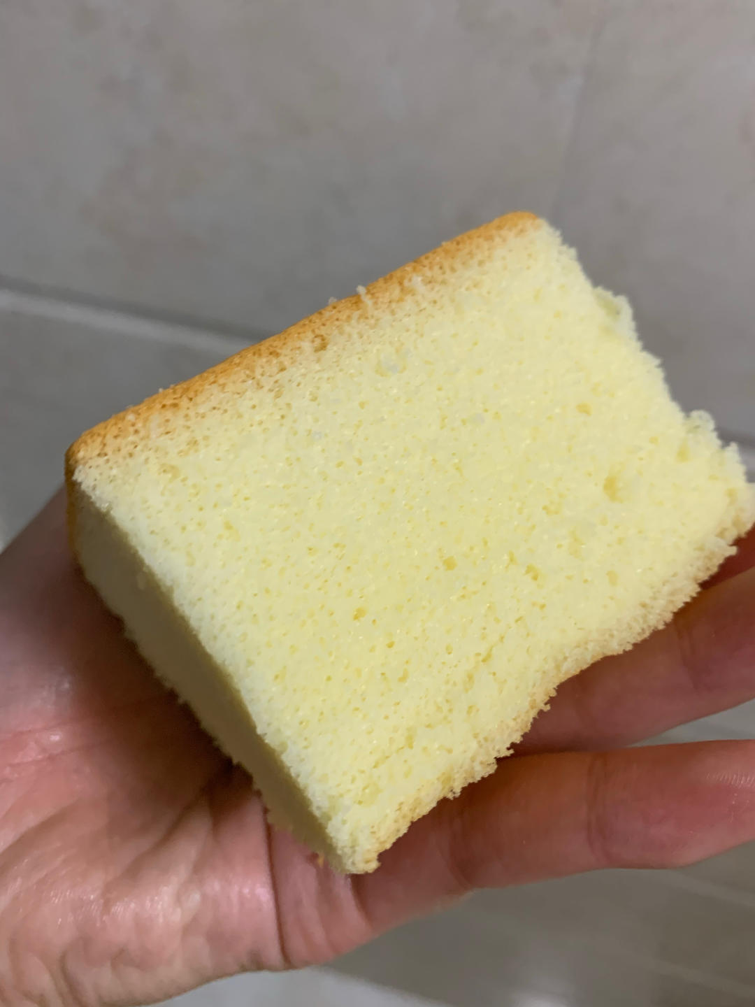 咸蛋黄芝士流心古早蛋糕