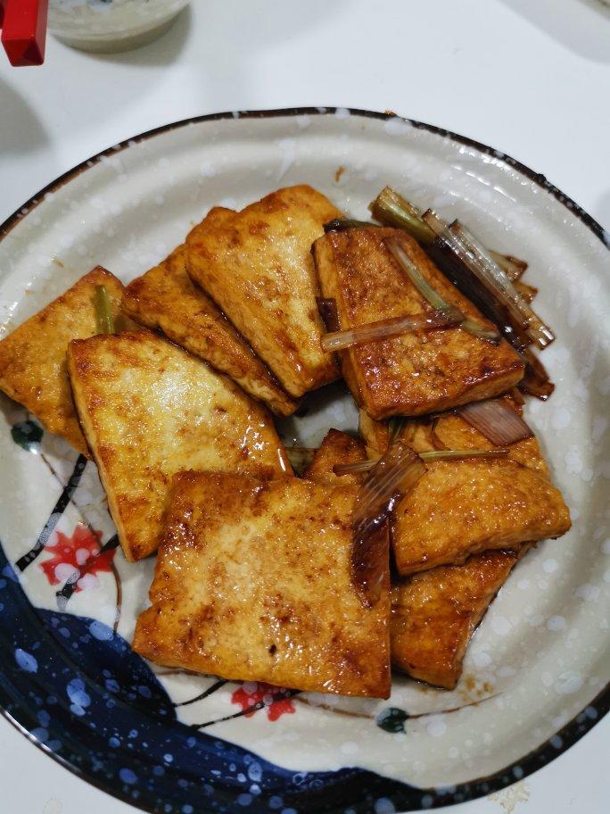 葱烧豆腐
