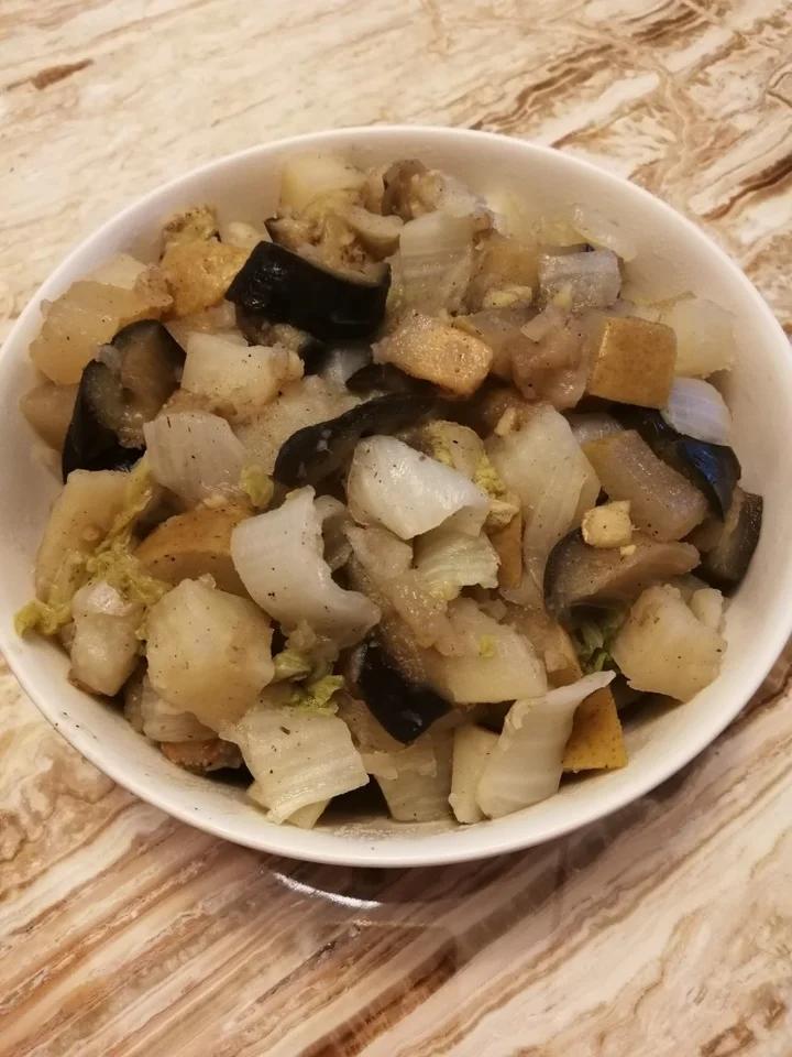 茄子大烩菜（无油菜）