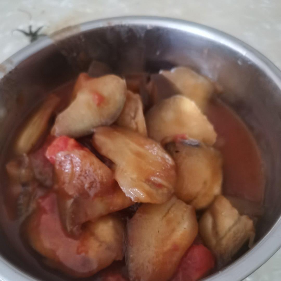 5分钟快手下饭菜#番茄炒茄子🍅番茄家族