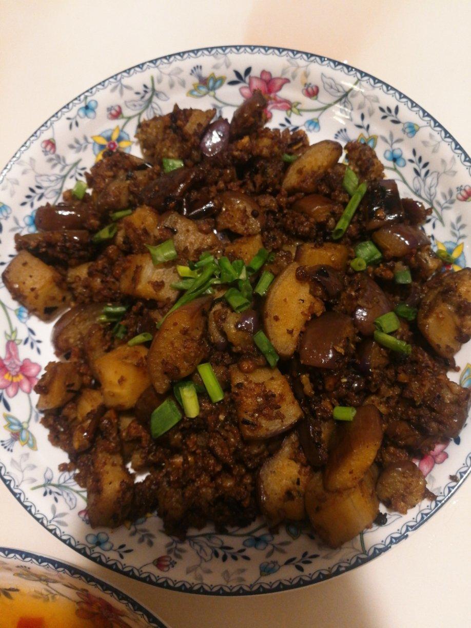 肉沫烧茄子(无敌下饭菜)