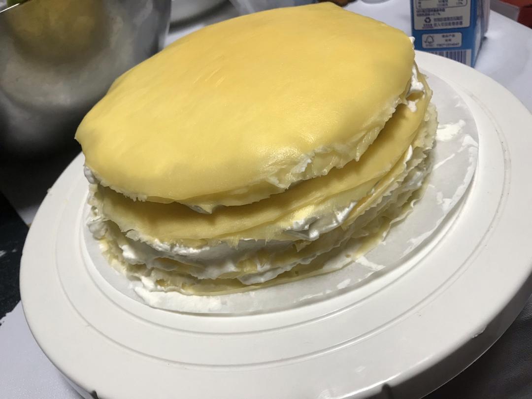 榴莲千层蛋糕（简单易成功）