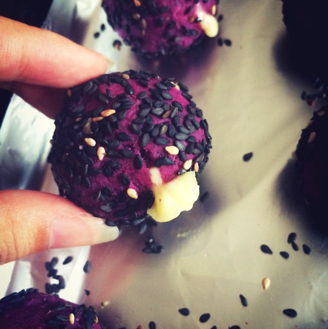 紫薯奶酪球