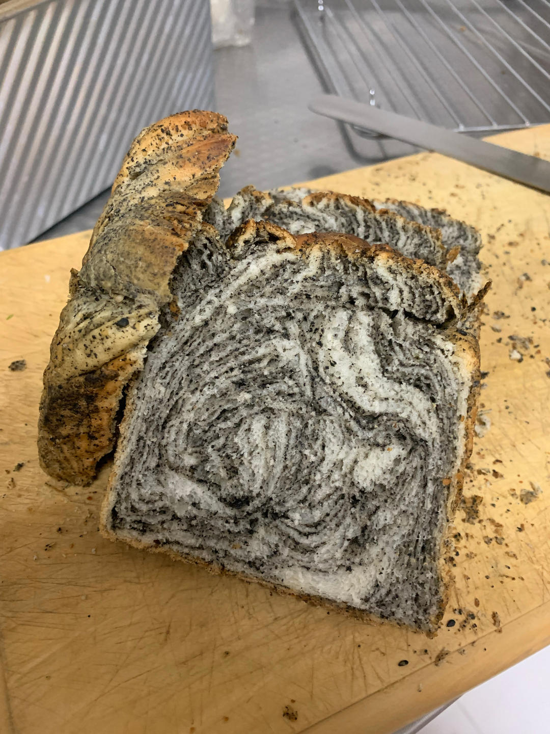 大理石纹巧克力吐司