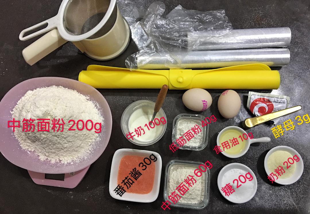 纯奶手撕吐司的做法 步骤1