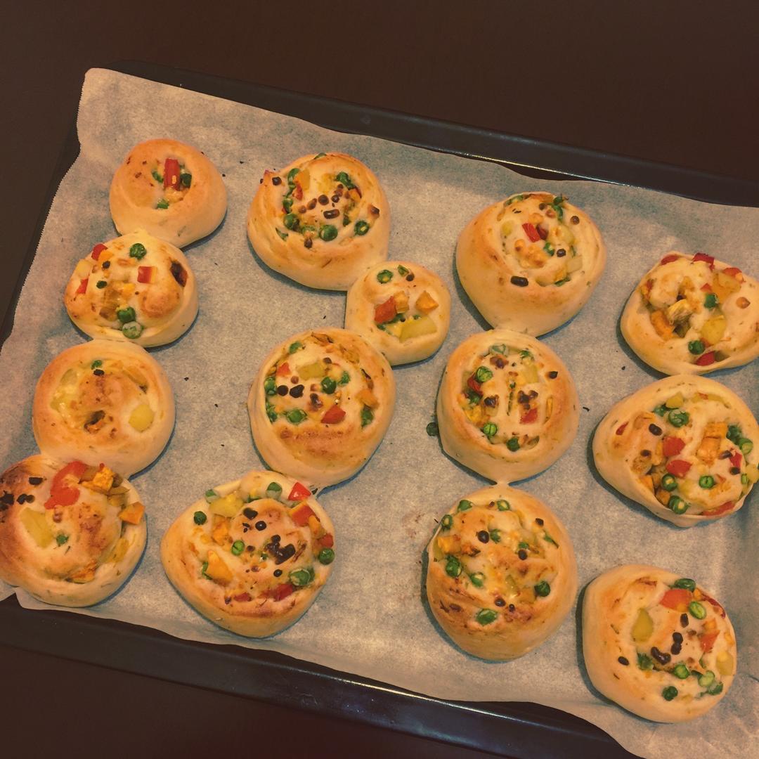 意式蔬菜面包卷