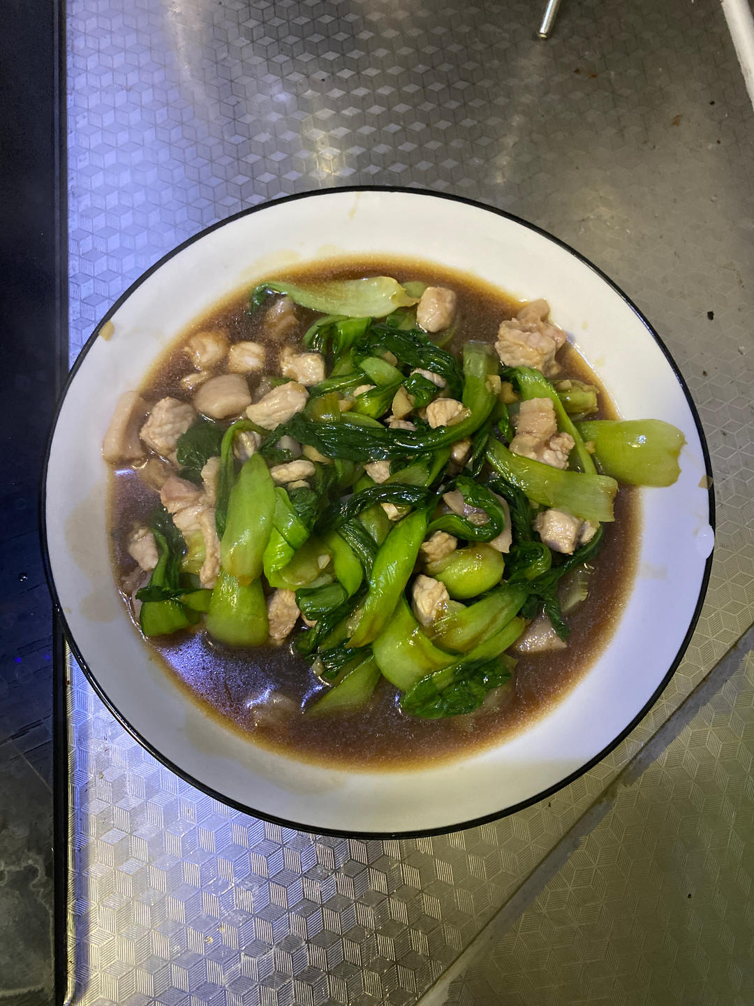 小油菜炒肉