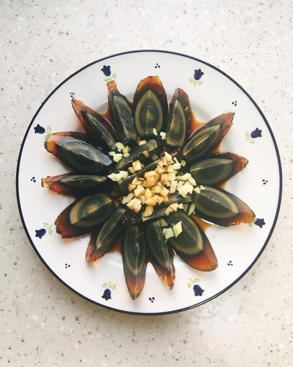 姜汁松花蛋