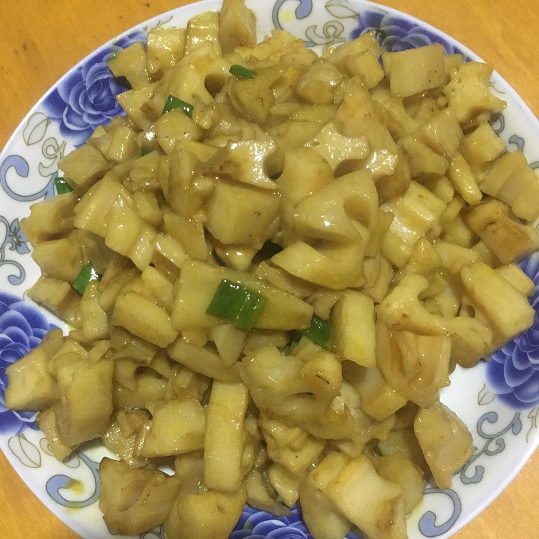 酸甜的开胃菜-  糖醋藕丁