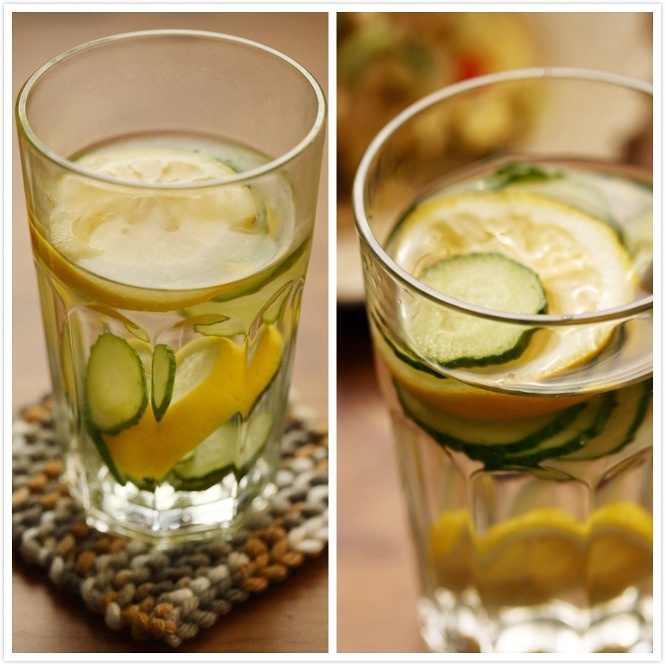 黄瓜柠檬水的做法