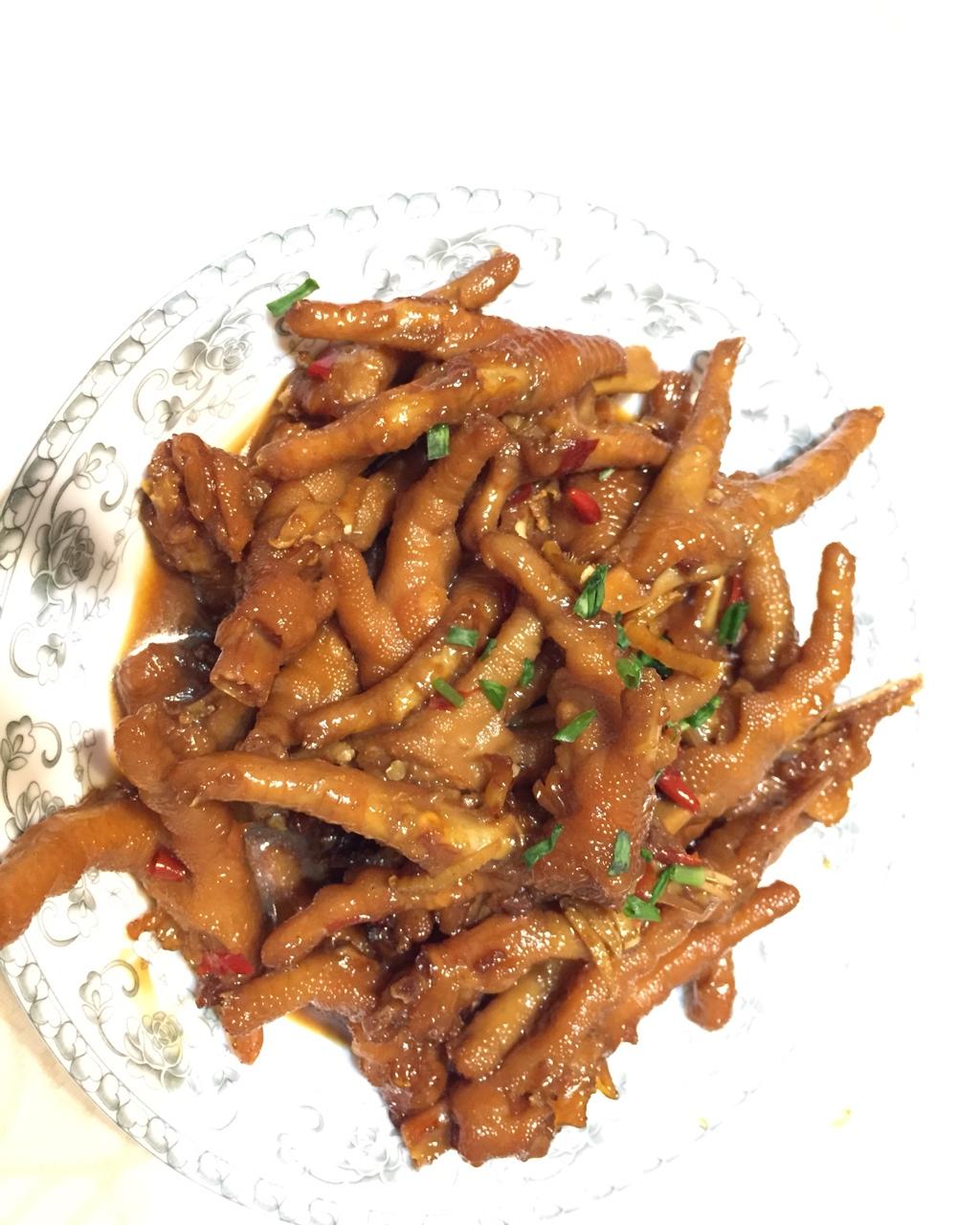 香辣烧鸡爪