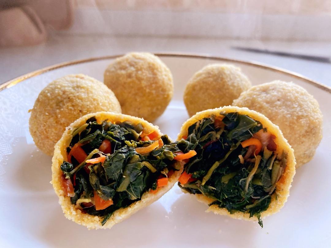 不用和面不用包的菜饽饽