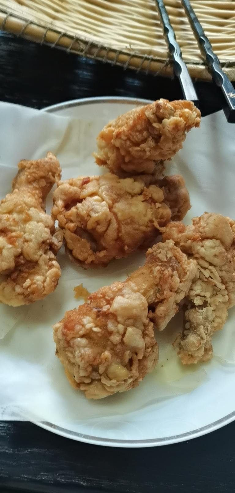 不用炸鸡粉也可以炸出酥脆炸鸡腿