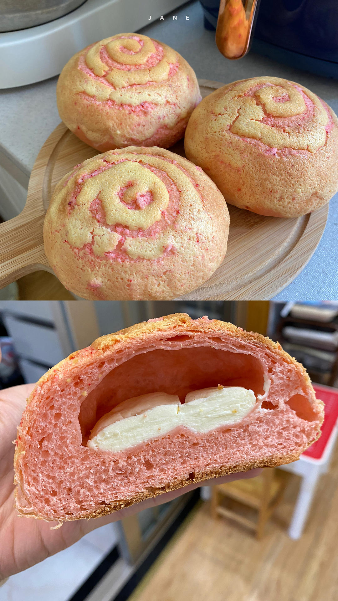 软fufu的雷神奶酪面包🥯美在我心巴上🌸春天必备粉嫩嫩的做法